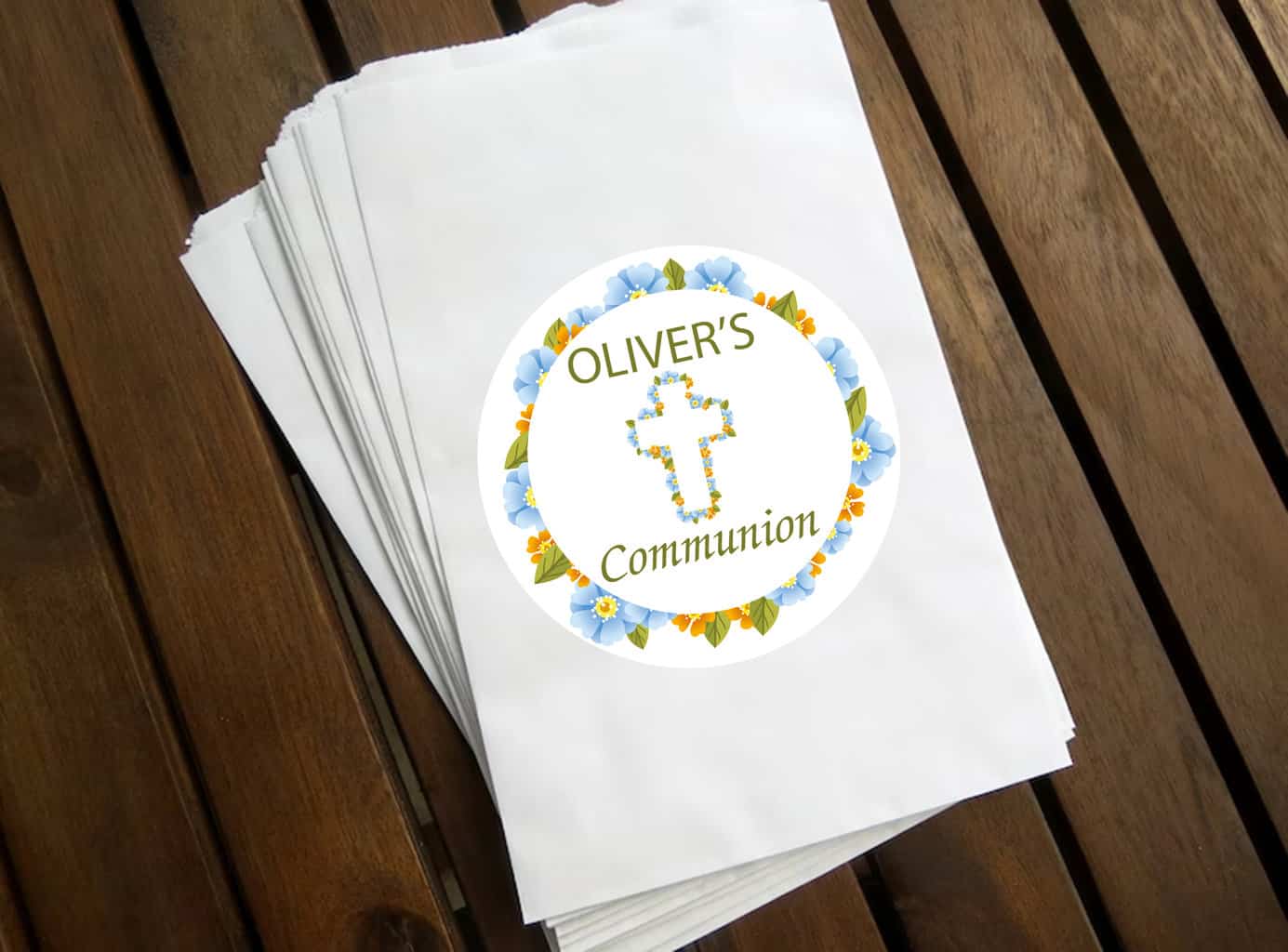 Personalised Communion, Confirmation & Christening Stickers