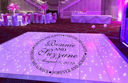 Wedding dance floor decal sticker