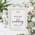 Wedding Welcome Sign Personalised - Custom Wedding Decal DIY