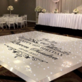 Wedding Sign & Vinyl Dance Floor Decal Sticker - Personlaised Party Decor - Custom Event Decor