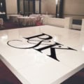 Personalised Initial Event Dance Floor Decal Sticker